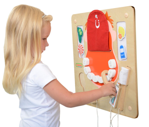 Tablica edukacyjna Higiena jamy ustnej Masterkidz - Nauka mycia zębów - 001