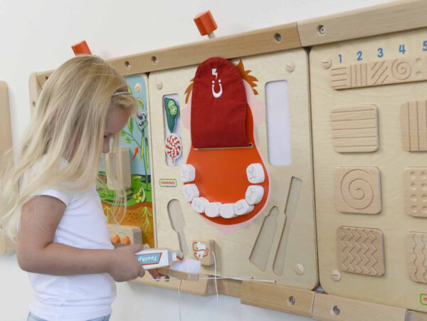 Tablica edukacyjna Higiena jamy ustnej Masterkidz - Nauka mycia zębów - 003