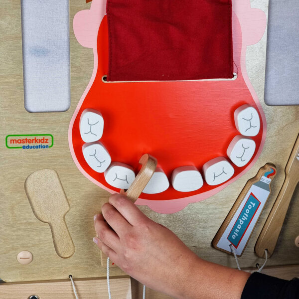 Tablica edukacyjna Higiena jamy ustnej Masterkidz - Nauka mycia zębów - 013