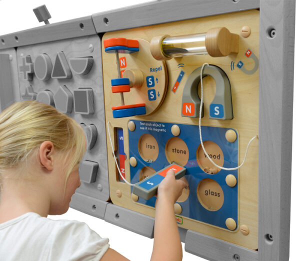 MASTERKIDZ Nauka o Przyciąganiu Magnetycznym - Ścienna Tablica Edukacyjna Flex Montessori - 002