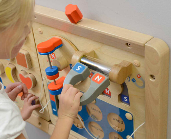 MASTERKIDZ Nauka o Przyciąganiu Magnetycznym - Ścienna Tablica Edukacyjna Flex Montessori - 007