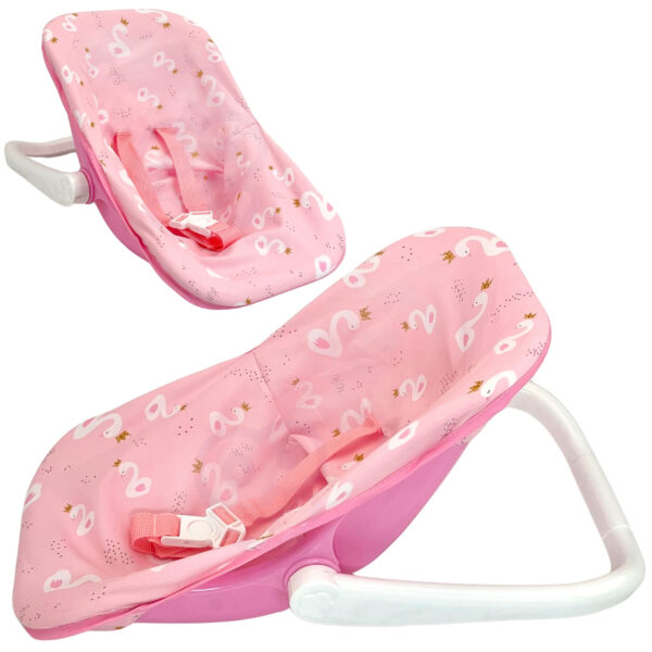 WOOPIE ROYAL Zestaw Lalka Bobas 30,5 cm + Nosidełko Różowe - 012