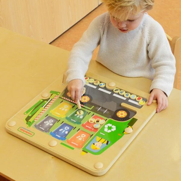 Edukacyjna Tablica Magnetyczna Recykling Masterkidz - Nauka Segregacji - 002
