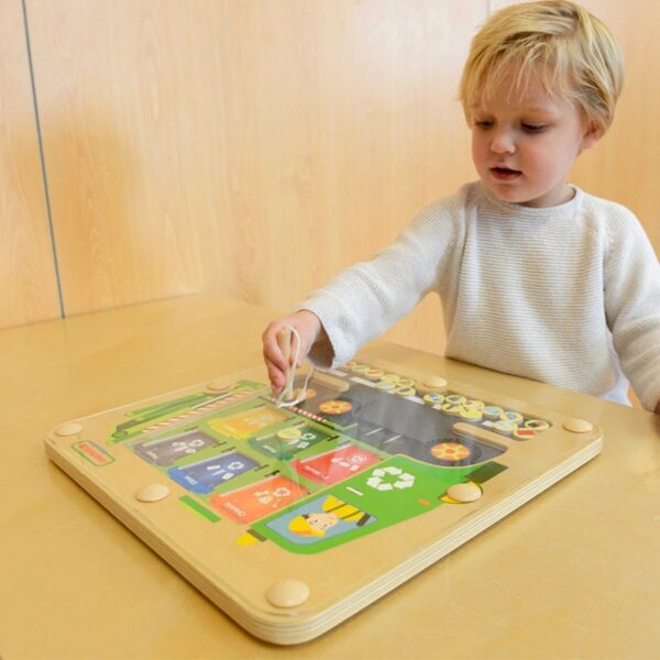 Edukacyjna Tablica Magnetyczna Recykling Masterkidz - Nauka Segregacji - 006