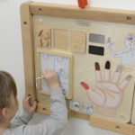 MASTERKIDZ Tablica Edukacyjna Zmysł Dotyku Montessori - 002