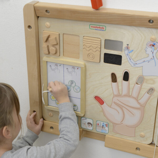 MASTERKIDZ Tablica Edukacyjna Zmysł Dotyku Montessori - 002