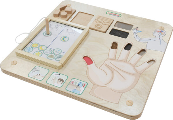 MASTERKIDZ Tablica Edukacyjna Zmysł Dotyku Montessori - 006