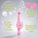 WOOPIE Pistolet do Baniek Dymnych Jednorożec Maszynka Bańki z Mgłą Akumulator - 002