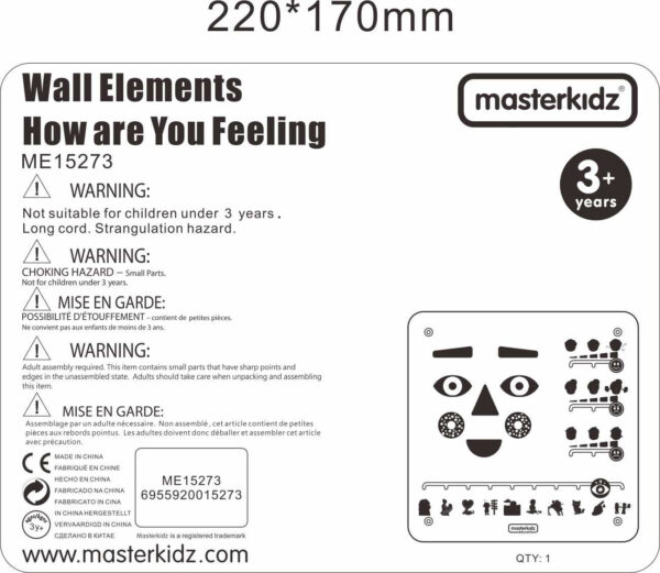 Interaktywna Tablica Emocjonalna Masterkidz – Sorter Nastrojów Montessori - 010
