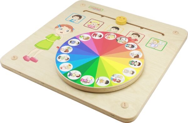 Tablica Montessori Masterkidz - Nauka emocji i empatii - 002