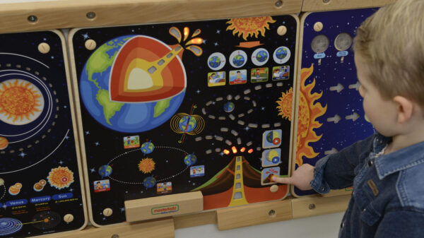 Panel Edukacyjny Warstwy Ziemi Nauka Geologii Montessori Masterkidz - 007