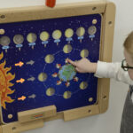 Nauka Fazy Księżyca Tablica Drewniana dla Dzieci Montessori Masterkidz - 002
