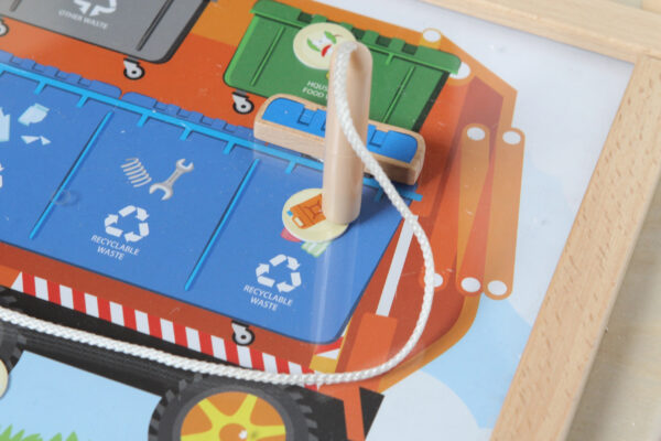 Nauka Ekologii i Recyklingu Tablica Drewniana Masterkidz Montessori - 002