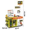 WOOPIE Kasa Sklepowa Samoobsługowa Mini Market Ekspres Akcesoria - 005