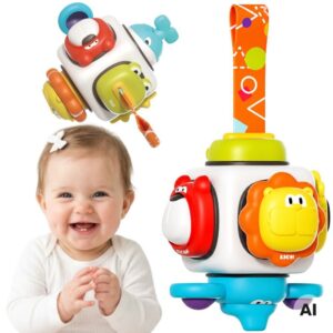 WOOPIE BABY Kostka Sensoryczna 6w1 – Zwierzątka