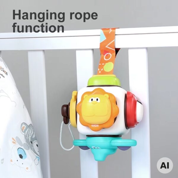 WOOPIE BABY Kostka Sensoryczna 6w1 - Zwierzątka - 007