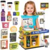 WOOPIE Sklep Mini Market Interaktywna Kasa Skaner Akcesoria Dźwięki Światło - 001