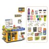 WOOPIE Sklep Mini Market Interaktywna Kasa Skaner Akcesoria Dźwięki Światło - 007