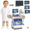 WOOPIE Interaktywny Wózek Małego Doktora Zestaw Lekarski Rentgen 115cm - 001