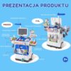 WOOPIE Interaktywny Wózek Małego Doktora Zestaw Lekarski Rentgen 115cm - 008