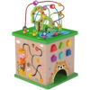 TOOKY TOY Kostka Edukacyjna Sorter Labirynt Przeplatanka Zwierzątka - 004