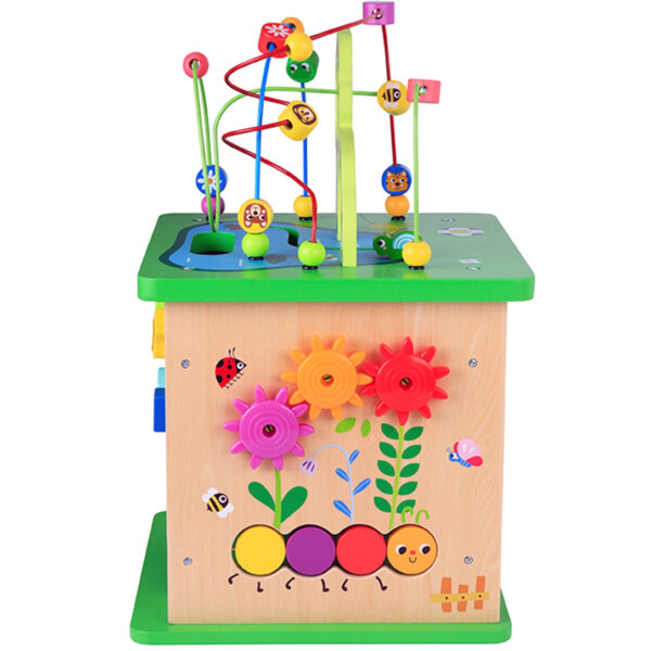 TOOKY TOY Kostka Edukacyjna Sorter Labirynt Przeplatanka Zwierzątka - 007