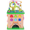 TOOKY TOY Kostka Edukacyjna Sorter Labirynt Przeplatanka Zwierzątka - 008