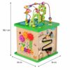 TOOKY TOY Kostka Edukacyjna Sorter Labirynt Przeplatanka Zwierzątka - 010