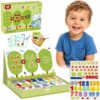 TOOKY TOY Drewniana Gra Magnetyczna Układanka Montessori dla Dzieci - 001