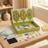 TOOKY TOY Drewniana Gra Magnetyczna Układanka Montessori dla Dzieci - 003