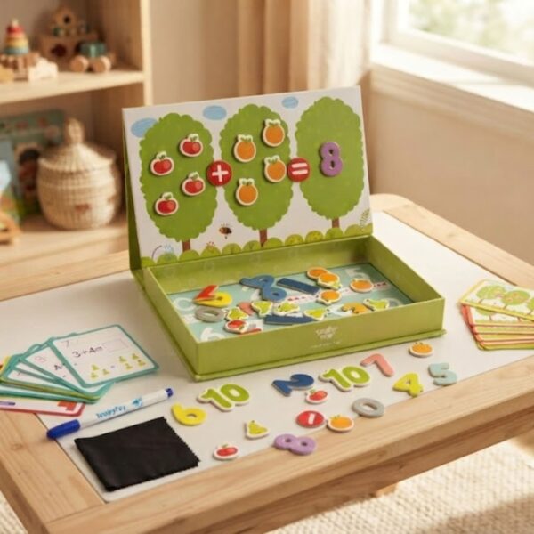 TOOKY TOY Drewniana Gra Magnetyczna Układanka Montessori dla Dzieci - 003