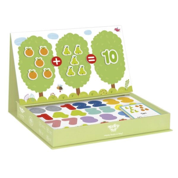 TOOKY TOY Drewniana Gra Magnetyczna Układanka Montessori dla Dzieci - 005