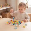 Tooky Toy Drewniana Gra Łowienie Rybek Nauka Literek 29 el. - 003