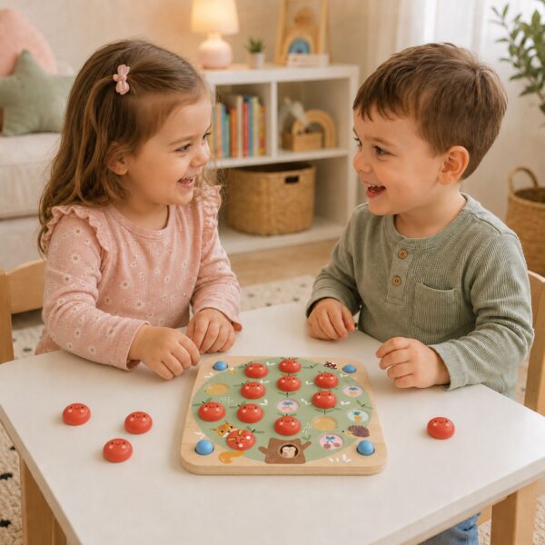 TOOKY TOY Memory Gra Pamięciowa Jabłuszka - 006