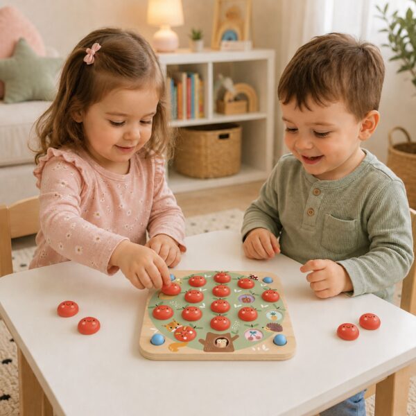 TOOKY TOY Memory Gra Pamięciowa Jabłuszka - 007