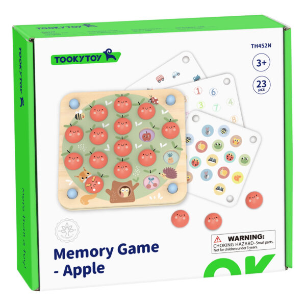 TOOKY TOY Memory Gra Pamięciowa Jabłuszka - 010
