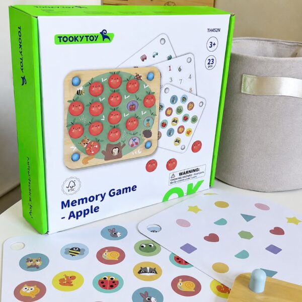 TOOKY TOY Memory Gra Pamięciowa Jabłuszka - 013