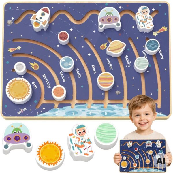 TOOKY TOY Tablica Edukacyjna Układ Słoneczny - 001