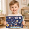 TOOKY TOY Tablica Edukacyjna Układ Słoneczny - 002