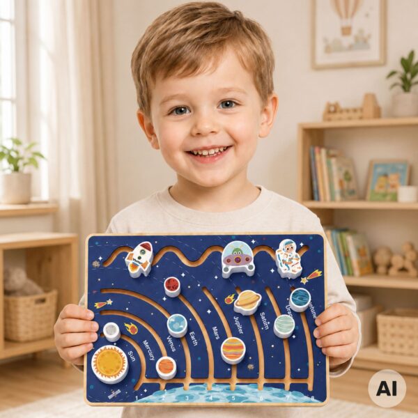 TOOKY TOY Tablica Edukacyjna Układ Słoneczny - 002