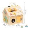 TOOKY TOY Drewniany Domek Manipulacyjny - 006