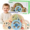 TOOKY TOY Drewniana Kierownica Edukacyjna 3+ - 001