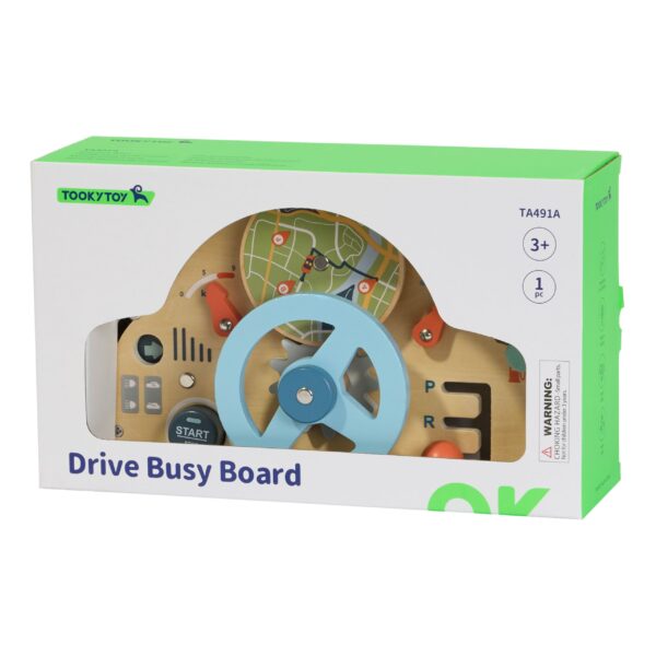 TOOKY TOY Drewniana Kierownica Edukacyjna 3+ - 006