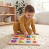 TOOKY TOY Puzzle Układanka Montessori Nauka Kształtów z Pinezkami - 002