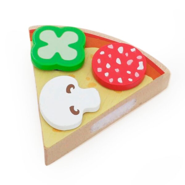 VIGA Drewniana Pizza Do Krojenia Zestaw kuchenny 27 el. Dla Dzieci 18M+ - 006