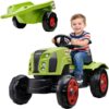 FALK Traktor na Pedały Claas Arion 470 z Przyczepą i Otwieraną Maską 2-6 lat