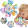 WOOPIE BABY Zabawka Sensoryczna Gryzak Piłka 3w1 Piłka 6m+ - 001