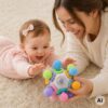 WOOPIE BABY Zabawka Sensoryczna Gryzak Piłka 3w1 Piłka 6m+ - 003