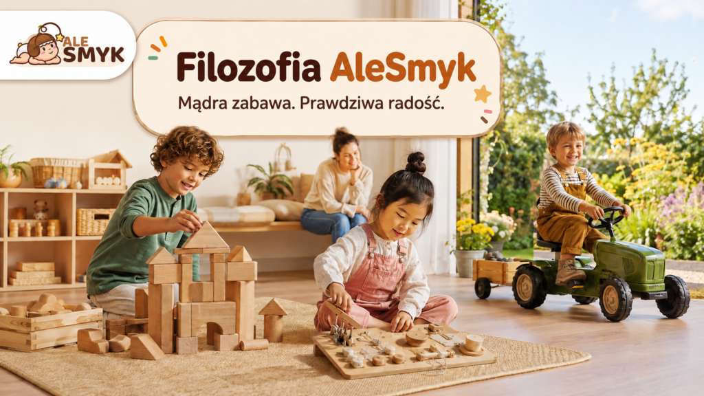 Filozofia sklepu z zabawkami AleSmyk – mądre i bezpieczne zabawki dla dzieci