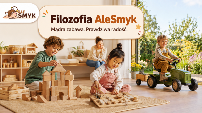 Filozofia AleSmyk – zabawki wybierane z myślą o prawdziwych potrzebach dzieci 1 Filozofia sklepu z zabawkami AleSmyk – mądre i bezpieczne zabawki dla dzieci
